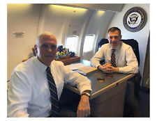 2018 Politician Jim Banks & Vice President Mike Pence - 8x10 Photo On 8.5