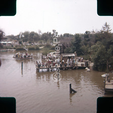 sl83 Original slide  1959 Disneyland Huck Finn pier Tom Sawyer raft 530a picture