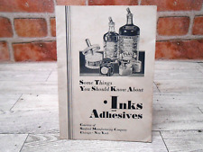 Sanford Manufacturing Co Inks Adhesives 1930's Era Vintage Sales Brochure picture