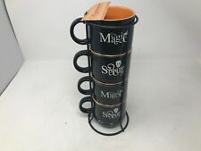 Signature Ceramic Magic & Spells Coffee Mug Set of 4 AA02B49019 picture