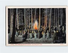 Postcard The Campfire Entertainer, Yellowstone Park, USA picture