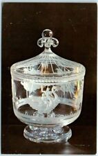 Postcard The Merry-Go-Round Bowl - Steuben Glass - Corning Glass Center - N. Y. picture
