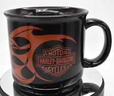 Harley Davidson Ceramic Coffee Mug Flames Logo VTG 2004 picture