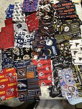MIXED FABRIC LOT 14 Lbs Sports Football Hockey Baseball Steelers Broncos Sox picture