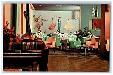 c1960's New Lawrence Fiesta Room Hotel Interior Erie Pennsylvania PA Postcard picture