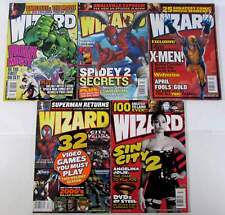 Wizard the Comics Magazine Lot of 5 #135,145,151,170,177 Wizard (2002) Comics picture