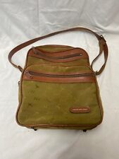 EXTREMELY RARE  VINTAGE Luxury  Leather travel bag Japan Airlines  picture
