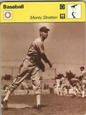 1977-79 Sportscaster Card, #77.08 Baseball, Monty Stratton picture