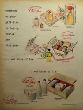 Old Spice Early American His Hers Gift Box Sets Christmas Vintage Print Ad 1948 picture