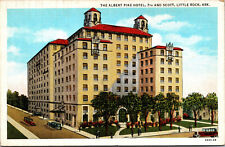 Vtg 1930s Albert Pike Hotel 7th & Scott Street Little Rock Arkansas AR Postcard picture