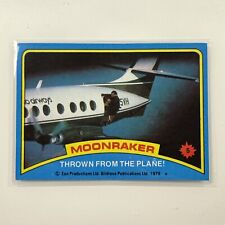 1979 Topps James Bond 007 Moonraker card #5 thrown from the plane picture