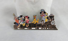 Disney DLR Pin - Mickey Minnie Mouse Donald Goofy Pluto - Walt's Miniature Train picture