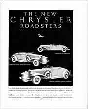 1931 Chrysler Roadsters Six~Eight Sport~Imperial 8 Cars vintage art print ad XL5 picture