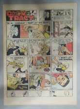 (43/52) Dick Tracy Sunday Pages by Chester Gould from 1974 All Tabloid Size  picture