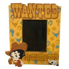 VTG Betty Book Cowgirl Picture Frame Fridge Magnet 3.75