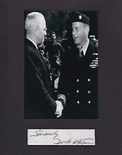 Admiral Richard O'Kane RARE WWII Medal of Honor, sunk 31 ships, SIGNED AUTOGRAPH picture
