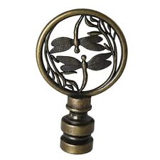 DGBRSM Double Dragonflies Lamp Finials 1-3/8 Inches Lamp Finial Cap Knob,  picture