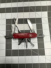 Victorinox Super Tinker Swiss Army Pocket Knife Red 91MM 4201 picture