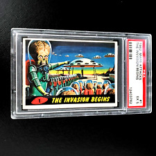 1962 Mars Attacks #1 The Invasion Begins Original Vintage PSA 5 picture