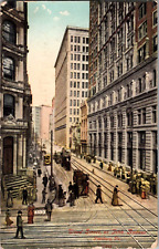 Postcard Wood Street at Fifth Avenue Pittsburg Pennsylvania Postmarked 1912 picture