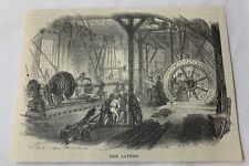 1851 magazine engraving~ THE LATHES in Novelty Iron Works, NYC picture