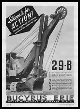 1938 Bucyrus Erie South Milwaukee Wisconsin Photo 29-B Excavator Shovel Print Ad picture