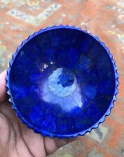 Unique Decorated Lapis Lazuli Bowl Natural Stone picture