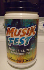 Musikfest Mug 2017 Beer Plastic Cup Souvenir Bethlehem PA picture