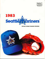 1983 Spring training Seattle Mariners Chicago Cubs Program bxprog1  picture