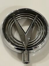 Vintage 1955 Buick Roadmaster Chrome V Hood Ornament Emblem  picture