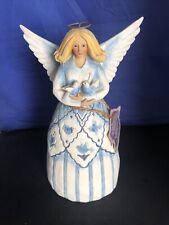 Jim Shore Heartwood Creek Enesco Angel 2002-2003 Psalms Doves With Tag picture