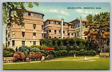 Greenfield, MA-Massachusetts, Weldon Hotel Antique, Vintage Postcard picture