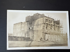 Vtg Postcard RPPC Building Under Construction 1904-1918 Unknown Location AZO picture