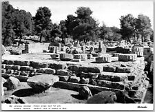Postcard: Olympia Museum - General View of Temple of Zeus A143 picture