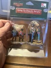 LEMAX Coventry Cove Christmas RARE African American Figures GOING TO CHURCH picture