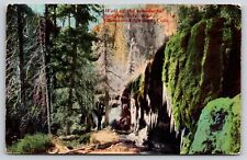 Glenwood Springs Colorado~Wall of Hanging Lake~Vintage Postcard picture