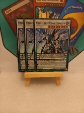 3 x DIFO-EN098 Odd-Eyes Wing Dragon Super Rare 1st Edition YuGiOh Card picture