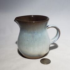 VTG Peter Pots Pottery Mahogany Brown Creamer Signed Replacement picture