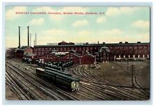 1911 American Locomotive Co. Brooksworks Dunkirk NY Train Car Postcard picture