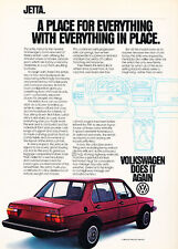 1981 Volkswagen Jetta VW - place - Classic Vintage Advertisement Ad A99 picture