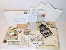 Large Ephemera Lot for Junk Journals or Crafting - Letters, Stamps, PC picture