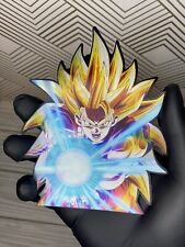 Dragonball Z Super Saiyan 3 Goku 3D Lenticular Motion Car Sticker Decal picture