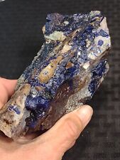 2.4Lbs. Ex-Lg. Azurite Veins, Crystals Beautiful Specimen Morenci Mine Arizona picture