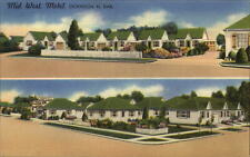 Midwest Motel Dickinson North Dakota ~ 1940s postcard picture