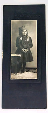 Antique Boarded Photo Young Girl ID'd Helen Lindsey Dean Photo Grand Junction CO picture
