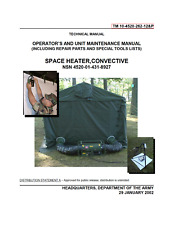 435 Page TM 10-4520-262-12P CONVECTIVE 35K BTU HUNTER SPACE HEATER Manual on CD picture