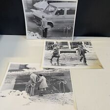 Vintage Snow And Water Cityscape Photo, (3) 8”x10” Photographs picture