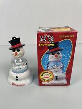 1996 Disneys 101 Dalmatians Snowman Snow Globe McDonalds Christmas Tree Ornament picture