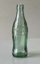 Vintage 1958 Green Glass Coca-Cola 6 oz Hobbleskirt Bottle Atlanta GA picture