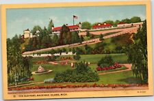 postcard The Old Fort, Mackinac Island, Michigan picture